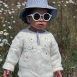 Embroidered Baby Cardigan and Bonnet Set –  Flowers Embroidery