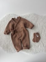 Hand Knitted Merino Baby Romper and Socks with Ducks - Image 2