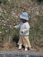 Embroidered Baby Cardigan and Bonnet Set –  Flowers Embroidery - Image 11