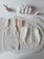 9-12 months Embroidered Baby Cardigan and Romper Set