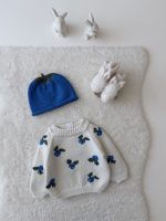 Baby Sweater and Hat Set – Blueberry Embroidery - Image 11