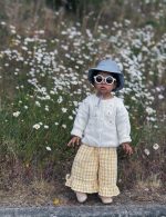 Embroidered Baby Cardigan and Bonnet Set –  Flowers Embroidery - Image 13