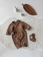 Hand Knitted Merino Baby Romper and Socks with Ducks - Image 3