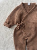 Hand Knitted Merino Baby Romper and Socks with Ducks - Image 10