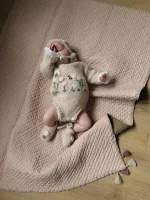 Custom order for Kate ( beige embroidery set of 2, cream ruffles set of 2, beige leggings, 0-3 months ) - Image 2